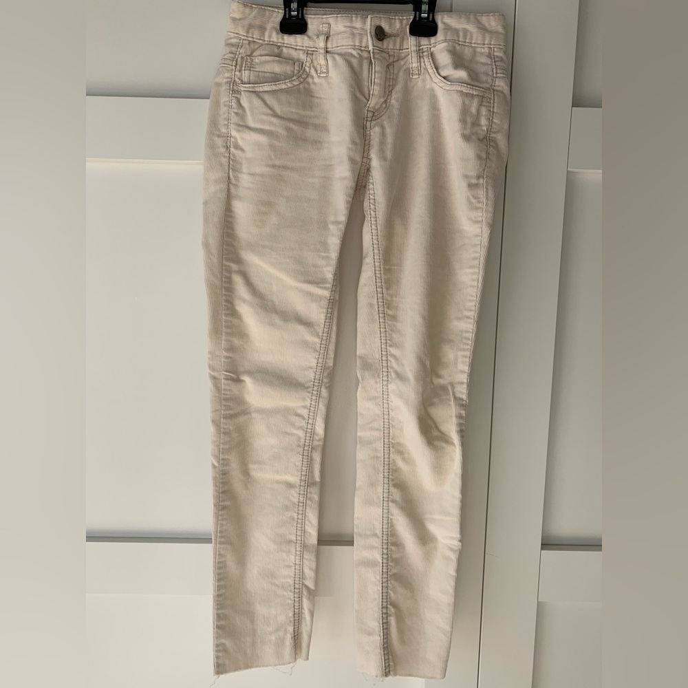 Free People Cream Corduroys